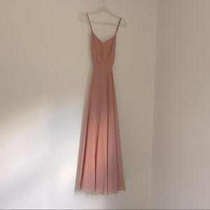 Revelry bridesmaid dress, size 4, antique blush